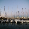 Yahts at Barcelona port
